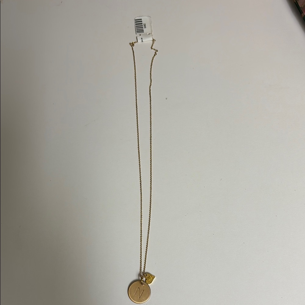 Nashelle 14k Gold Initial Pendant Necklace